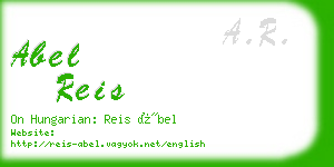 abel reis business card